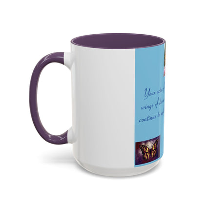 Butterfly Coffee Mug – Rumi Quote – 15oz Ceramic Drinkware