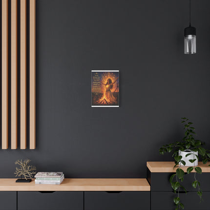 Beltane Fire Canvas Print — Inspirational Pagan Wall Art