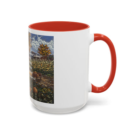 Samhain Pumpkin Spice Accent Coffee Mug — Autumn Harvest 11/15oz
