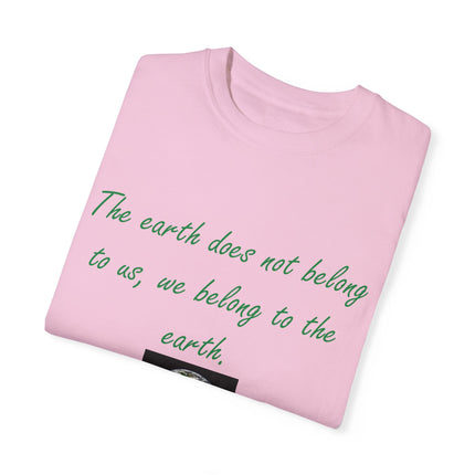 Eco-Friendly T-Shirt – “We Belong to the Earth” Design