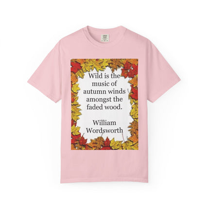 Wordsworth Autumn Quote T-Shirt