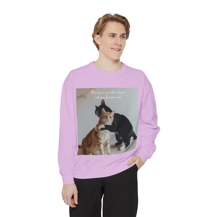 Cute Cat Sweatshirt - Perfect Gift for Cat Lovers