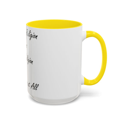 Freedom of Religion Mug – 15oz Ceramic Accent Cup for All Beliefs