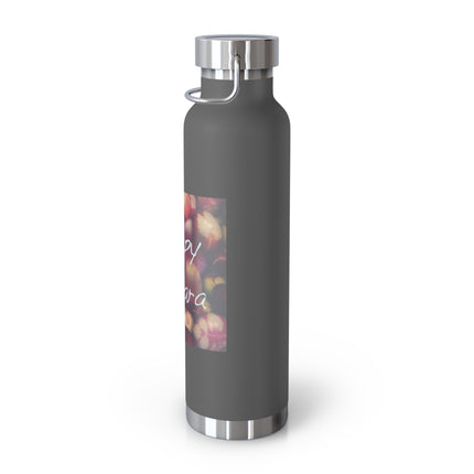 Ostara Celebration Bottle – 22oz Copper Flask with Egg Motif