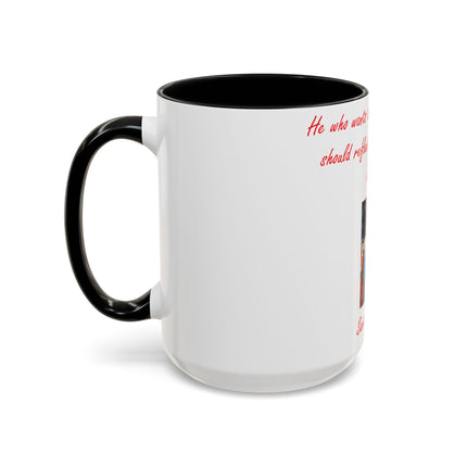 Saint Faustina Quote Mug – Passion of Jesus – 15oz Accent