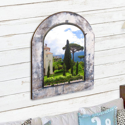 Castle by the Sea Wooden Wall Art by G. DeBrekht - Coastal Sea-Life Decor - 8491002W-3