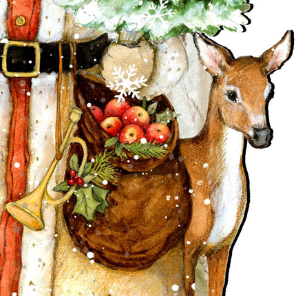 Ivory Santa Christmas Outdoor Decor by Susan Winget - Christmas Santa and Snowman Decor - 8471106F-SW-2