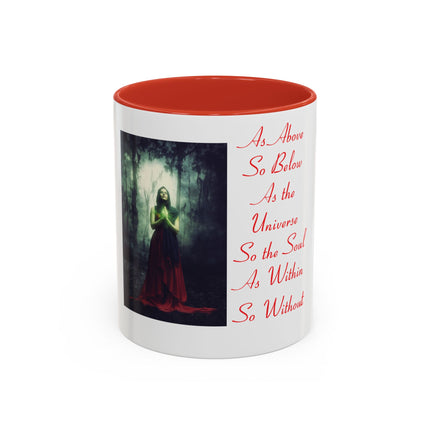 Mystical Accent Mug – “As Above, So Below” Enchanting Design, 11oz