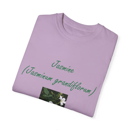Jasmine Flower Tee – King of Flowers, Unisex Garment-Dyed
