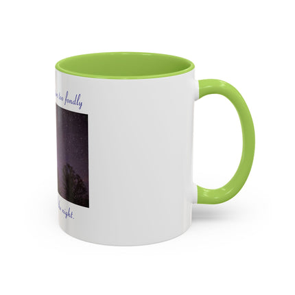 Starry Night Coffee Mug — “I have loved the stars too fondly” Accent Mug
