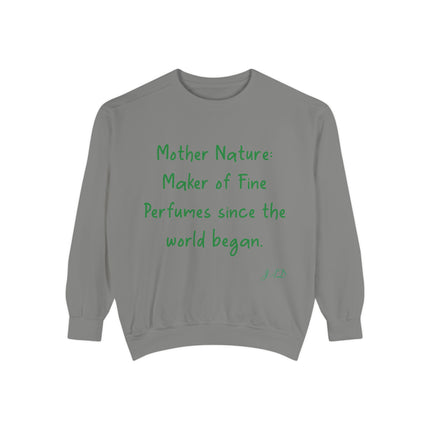 Mother Nature Sweatshirt – Eco-Friendly Unisex Garment-Dyed