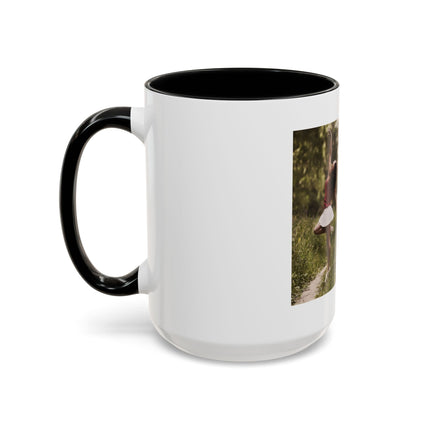 Inspirational Photo Accent Mug — “Being Alive Is the Special Occasion”