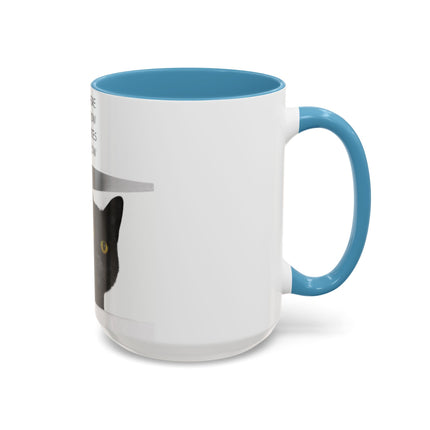 ‘Only Meow’ 15oz Accent Mug – Whimsical Cat Quote for Daily Calm