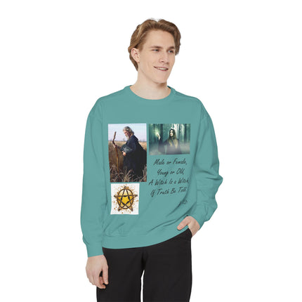 Unisex Witchcraft Sweatshirt - 'A Witch Is a Witch, If Truth Be Told' Design