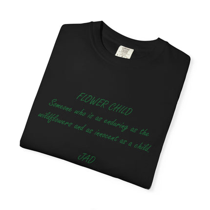 Flower Child Unisex Garment-Dyed T-Shirt – Vintage Inspiration for Free Spirits