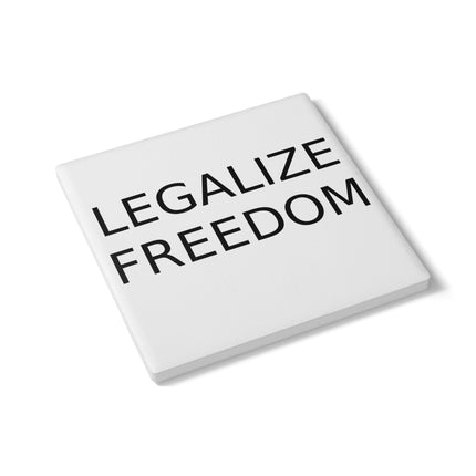Legalize Freedom Ceramic Coaster - Inspiring Home Decor