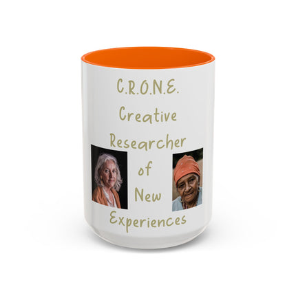 C.R.O.N.E. Accent Mug – 15oz Ceramic Tribute to Feminine Wisdom