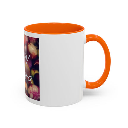 Ostara Coffee Mug – "Happy Ostara" Accent Easter Spring Floral Mug (11/15oz)