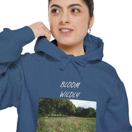 Bloom Wildly Hoodie — Floral Meadow Photo Sweatshirt