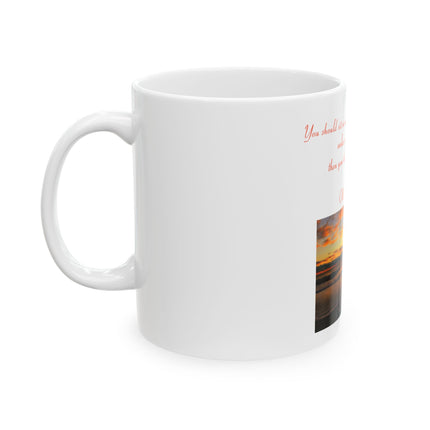 Zen Meditation Ceramic Mug — "You should sit in meditation 20 minutes a day..." Inspirational Mindfulness Coffee Cup (11oz, 15oz)