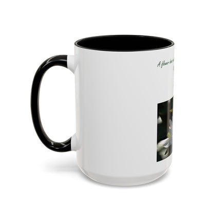 Lotus Flower Coffee Mug — "A flower does not compete with other flowers, it just blooms"
