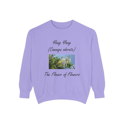 Unisex Ylang Ylang Sweatshirt - Floral Design & Comfort