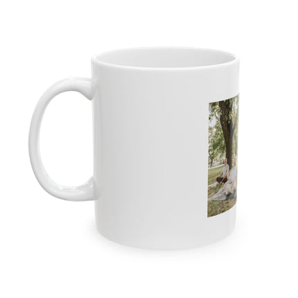 Inspirational Photo Ceramic Mug — "Don't Regret Growing Older" Quote (11oz & 15oz)