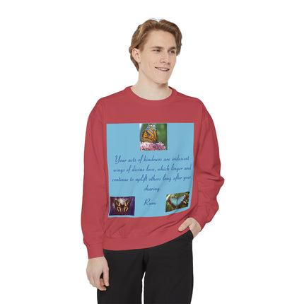 Inspiration Sweatshirt - Uplift Others with Rumi Quote