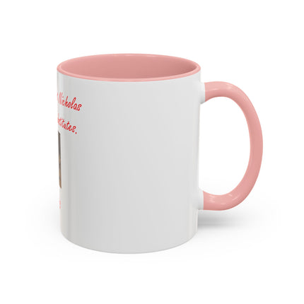 Saint Nicholas Coffee Mug – "The Real Saint Nicholas Accept No Substitutes" Accent Mug
