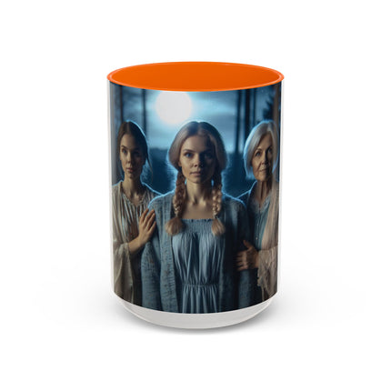 Triple Goddess Mug – 15oz Accent Ceramic Cup for Mystical Sisterhood