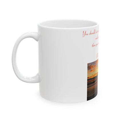Zen Meditation Mug – 11oz Ceramic Cup for Mindful Mornings