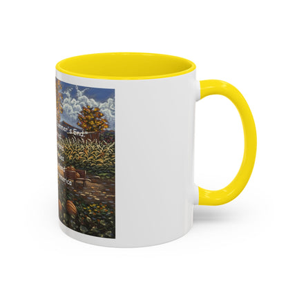 Samhain Pumpkin Spice Accent Coffee Mug — Autumn Harvest 11/15oz