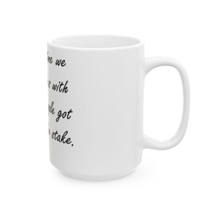Thoughtful Quote Mug – Politics & Religion – 15oz Ceramic