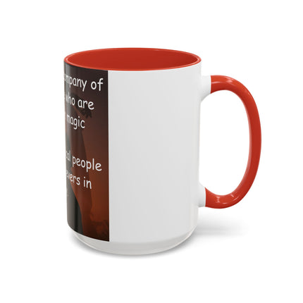 Believers in Magic Mug – 15oz Accent Ceramic Cup for Happy Souls