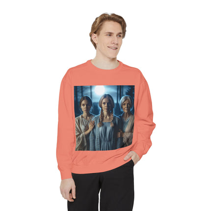 Mystical Sisters Sweatshirt | Unisex Garment-Dyed Cozy Top