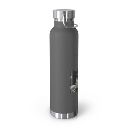 Zen Serenity Copper Bottle – 22oz Lotus Design for Mindful Living