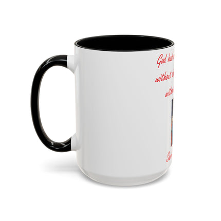 Saint Augustine Quote Mug – Ceramic Accent Cup on Suffering (15oz)