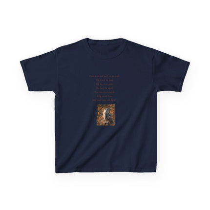Kids Graphic Tee — Whimsical Poem & Owl Art