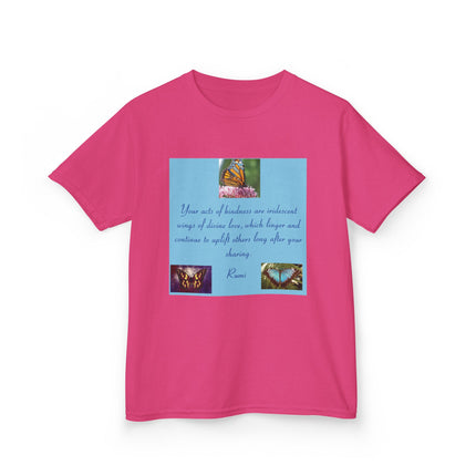 Kids Tee with Butterfly Design – Inspirational Nature Gift