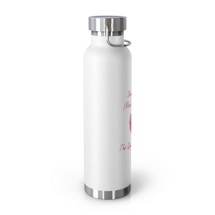 Damask Rose Insulated Bottle - 22oz - Floral Design - Perfect for Nature Lovers