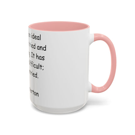 Chesterton Quote Mug - Inspirational Ceramic, 15oz