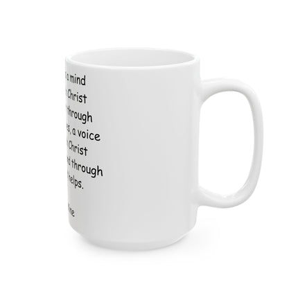 Inspirational Christian Ceramic Mug - 15oz