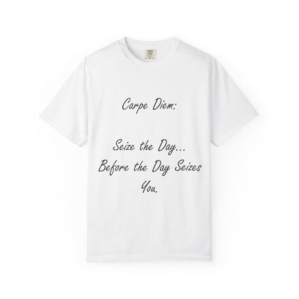 Inspirational Unisex T-Shirt - 'Carpe Diem: Seize the Day'
