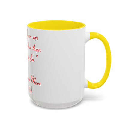 Inspirational Coffee Mug – Saint Thomas More Quote – 15oz
