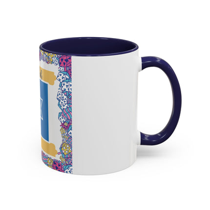 Happy Hanukkah Mug – 11oz Accent Ceramic Cup for Festive Joy