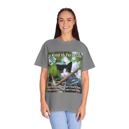 Be Kind to Feral Cats T-Shirt — Feral Cat Rescue Awareness Tee