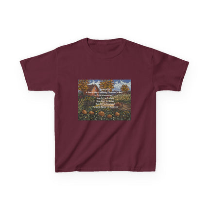 Inspirational Kids Heavy Cotton Tee - Cozy & Uplifting Design for Everyday Wear