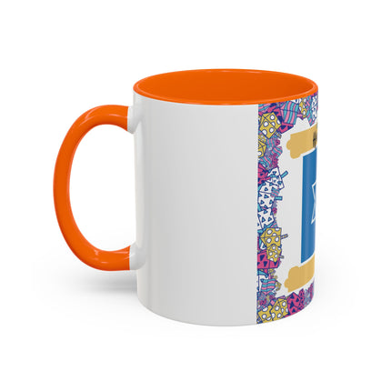Happy Hanukkah Mug – 11oz Accent Ceramic Cup for Festive Joy