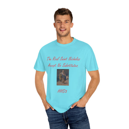 Unisex Garment-Dyed T-shirt - The Real Saint Nicholas Design
