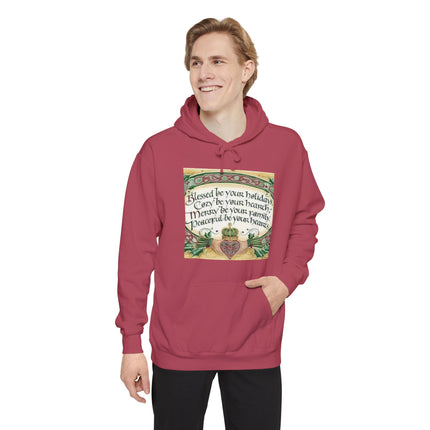 Celtic Holiday Hoodie — "Blessed be your holidays" Cozy Family Christmas Sweatshirt